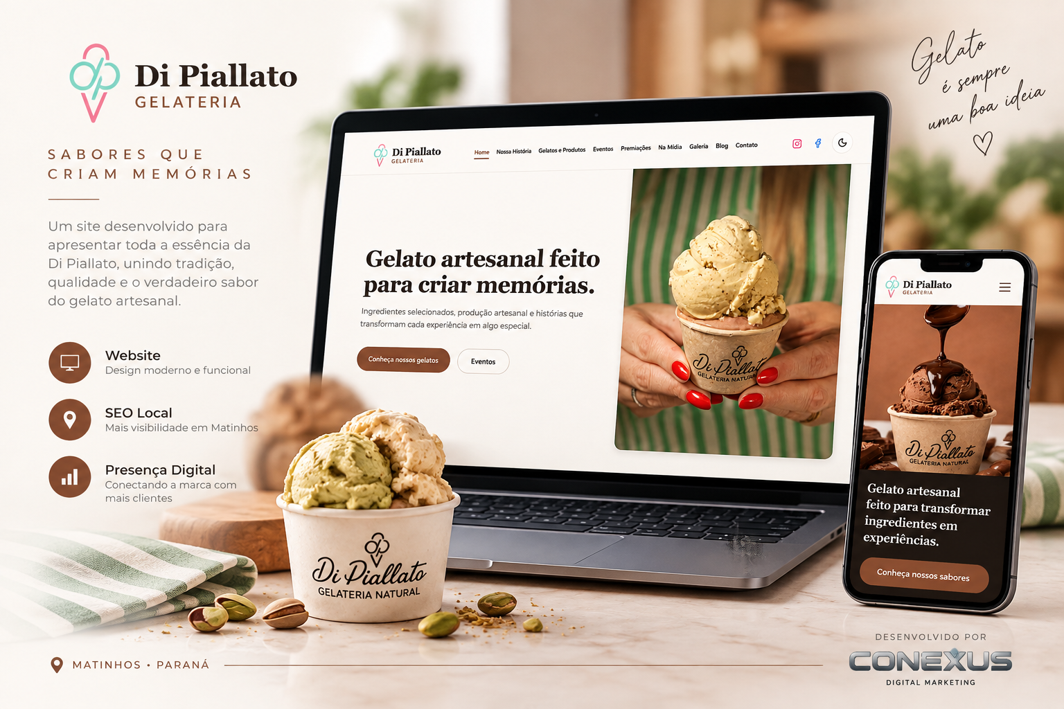 Capa Di Piallato Gelateria - Matinhos/PR