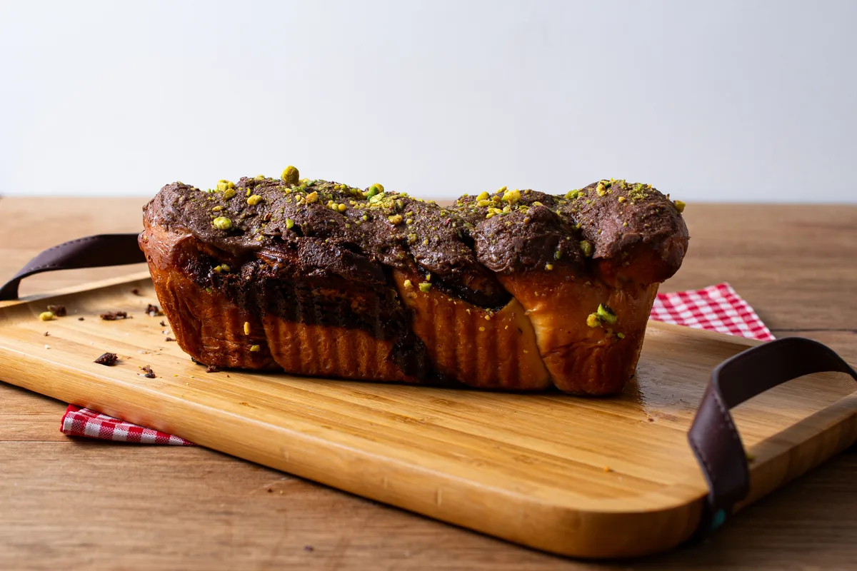 Babka de Nutella e Pistache da Felipane no CuritiPão 2026 em Curitiba