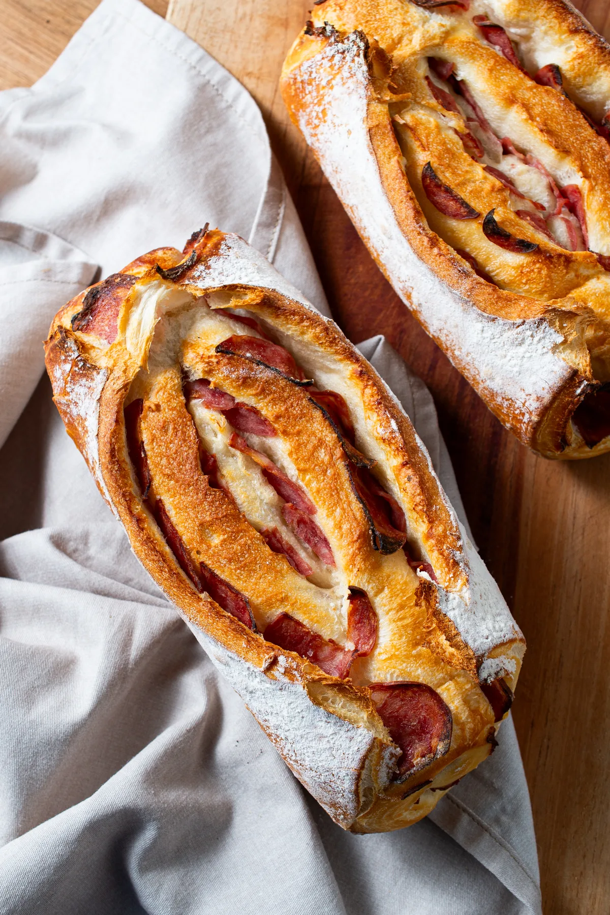 Ciabatta de Calabresa da Saint Germain Panificadora no CuritiPão 2026 em Curitiba