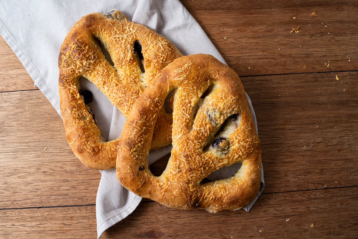 Fougasse de Primavera da Haiat Ateliê do Pão no CuritiPão 2026 em Curitiba